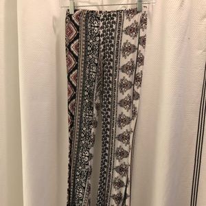 Solemio Patterned Flare Pants